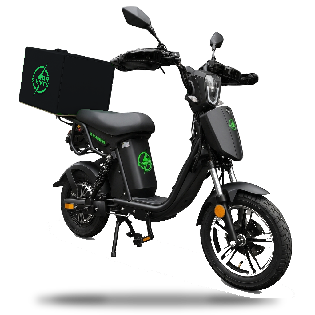 BR250 Series 3 Commercial Electric Delivery Bike with Cargo Box